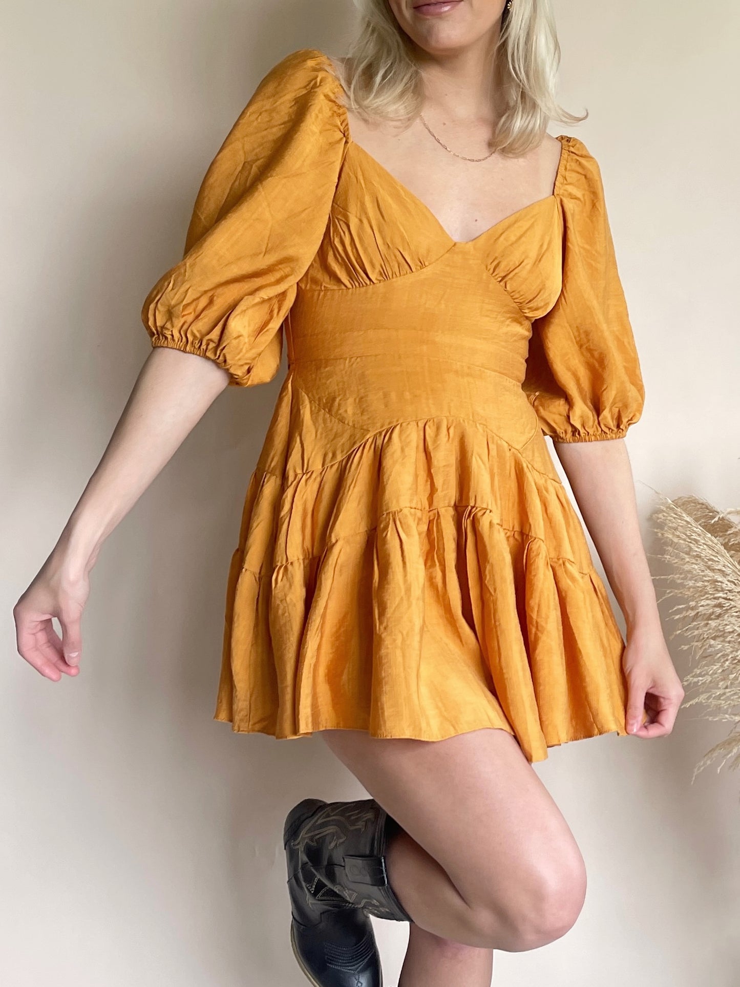 Honey Tiered Mini Dress