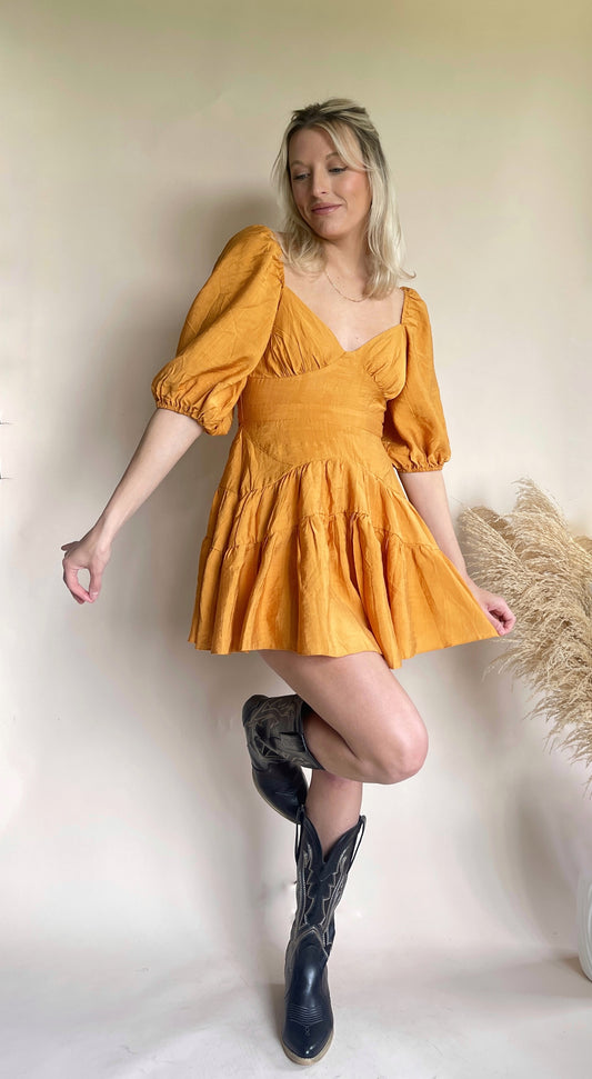 Honey Tiered Mini Dress